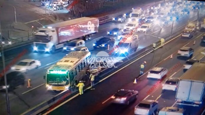 Choque m&uacute;ltiple en Panamericana: seis autos involucrados y cinco heridos